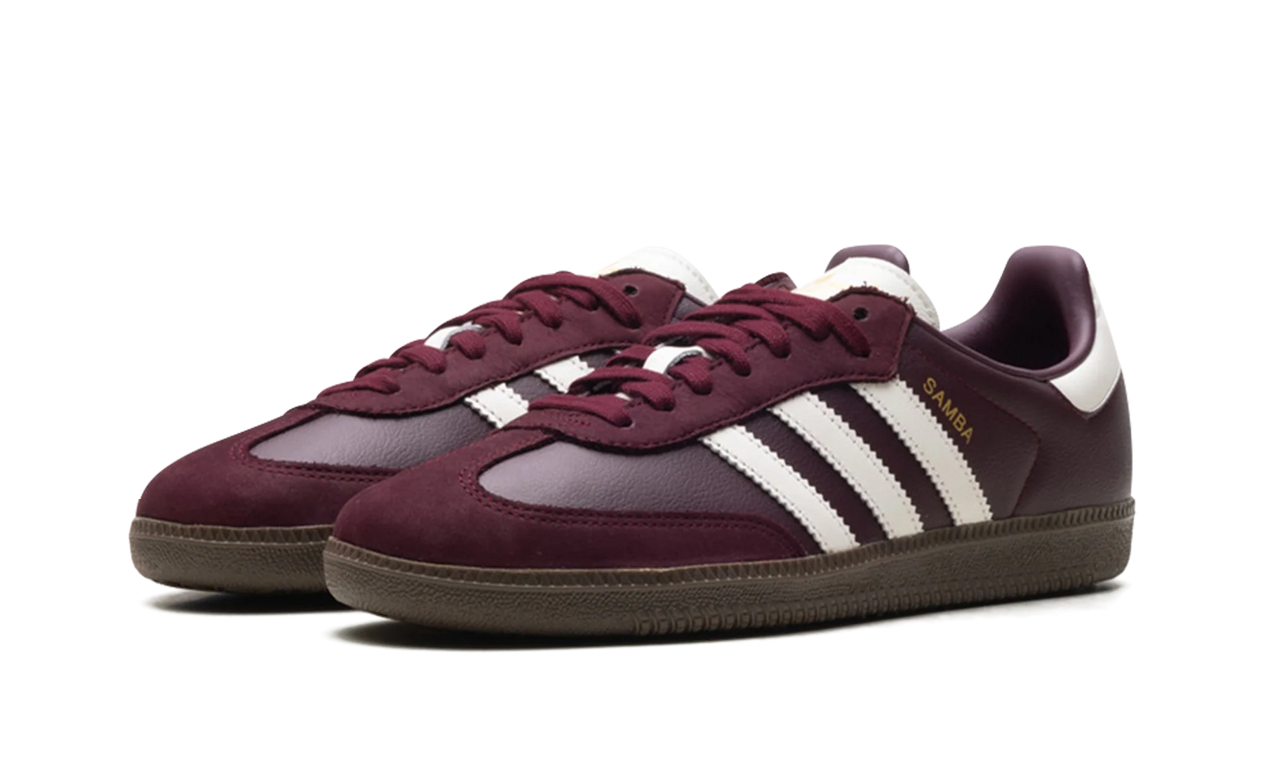Adidas Samba OG WMNS "Maroon Off White Gum"